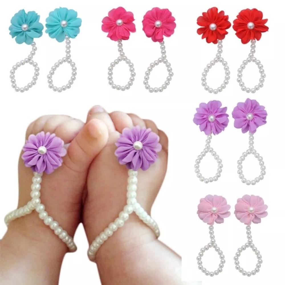❤️❤️❤️❤️❤️INFANT BAREFOOT ANKLETS